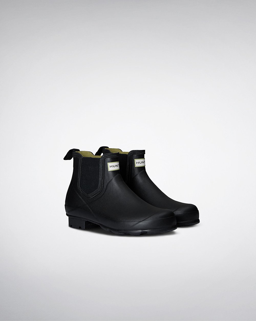 Hunter Mujer Norris - Botas Chelsea Negras - 214-RBUISA